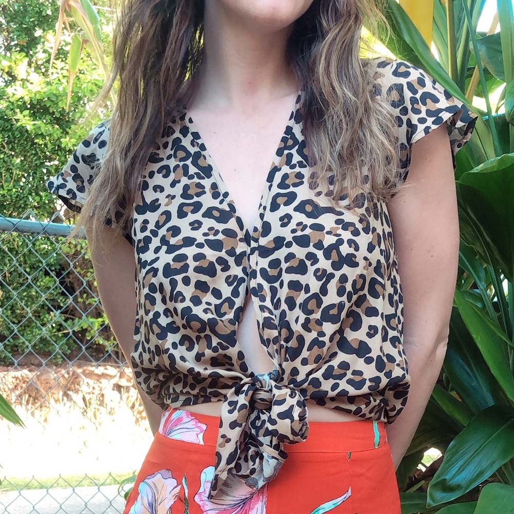XIX palms leopard top